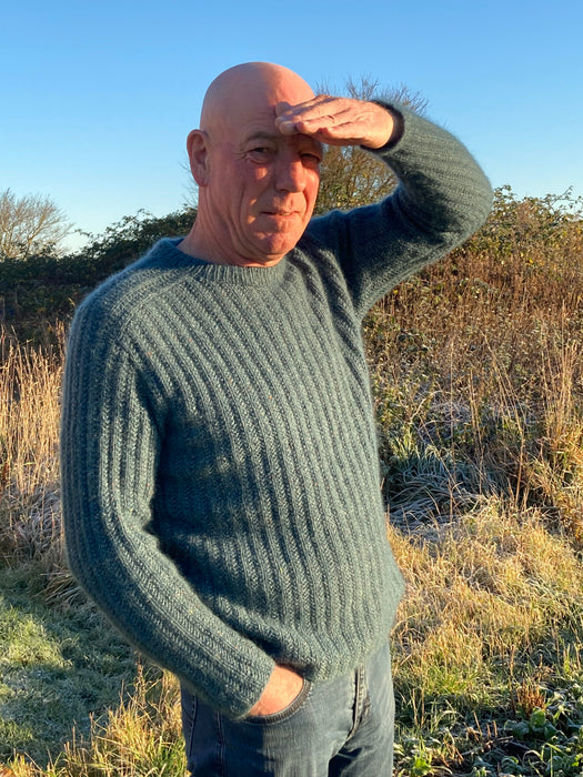 STRIKKEKIT Erik Den Røde - herresweater - Annette Danielsen