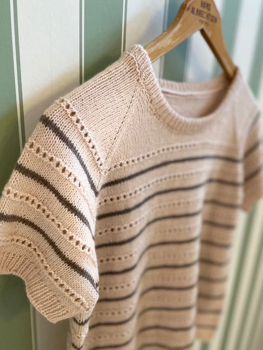 STRIKKEKIT Ida Tee - CASHMERE - PetiteKnit