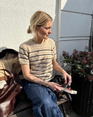 STRIKKEKIT Ida Tee - CASHMERE - PetiteKnit