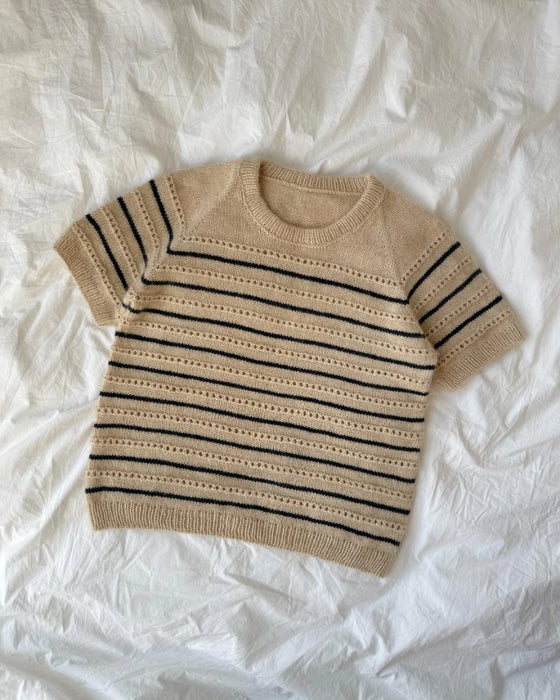 STRIKKEKIT Ida Tee - CASHMERE - PetiteKnit