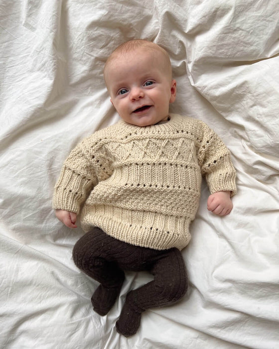 INGRID SWEATER BABY PetiteKnit Opskrift